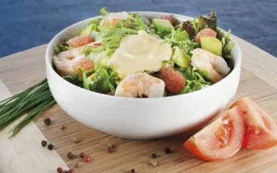 SALADE DE CREVETTES ET PAMPLEMOUSSE